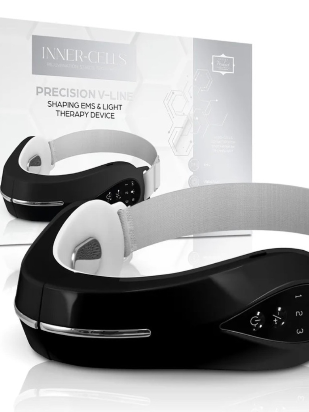 Precision V-Line Shaping EMS & Light Therapy Device - Black